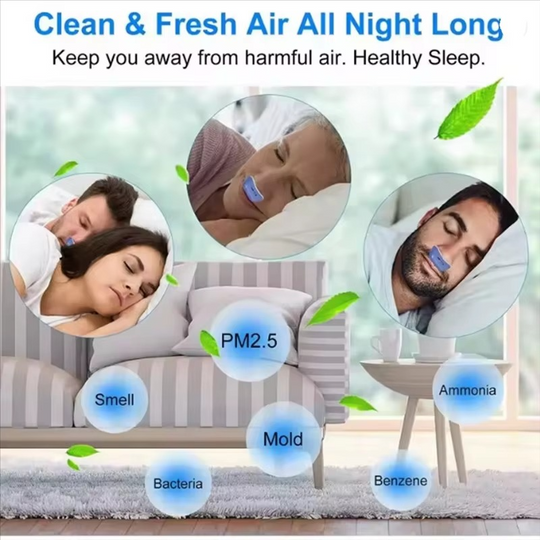 Adjustable Electric Anti-Snoring Device with Custom Airflow