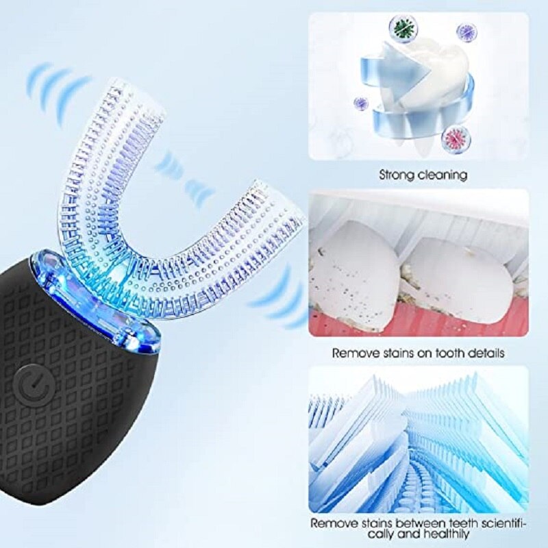 U-Shape Blue Light Tooth Cleaner