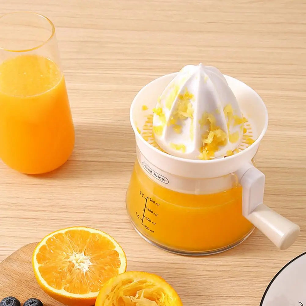 Dual Press Hand-operated Effortless Lemon Fruit Juicer