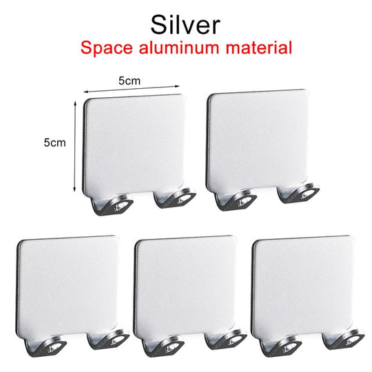 Punch-Free Razor Holder Storage Hook (1/2/3 Pieces) - Wall Mounted Men's Razor Shelf for the Bathroom