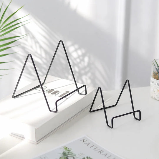 Iron Art Multi-Use Display Stand: Versatile Stand for Magazines, Dishes, Pictures, and Photo Albums in Home Décor