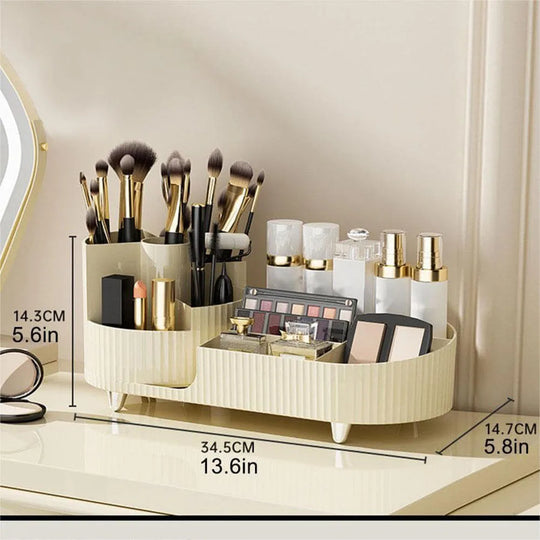 Eleganza – Luxury Beauty Organiser with Slim Rotating Design