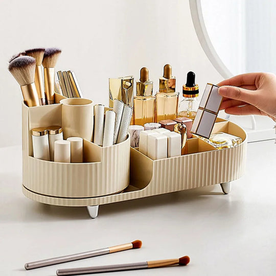 Eleganza – Luxury Beauty Organiser with Slim Rotating Design