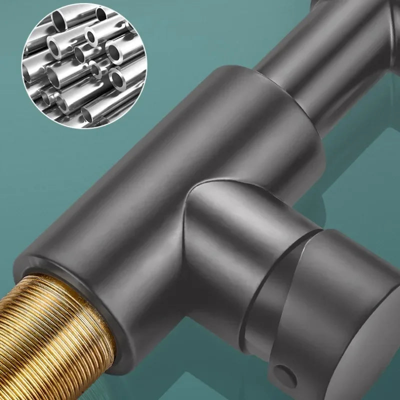 Spray Water Protected Mechanical Universal Swivel Arm Faucet