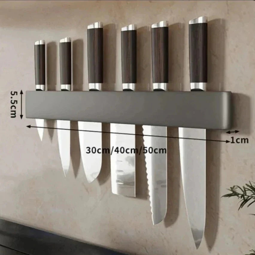 Stainless Steel Knife Holder - Multi-Function Shelf