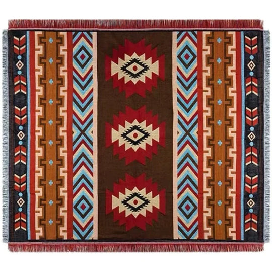 Outdoor Bohemian Picnic Blanket - Moisture-Resistant Camping and Picnic Blanket in Ethnic Style