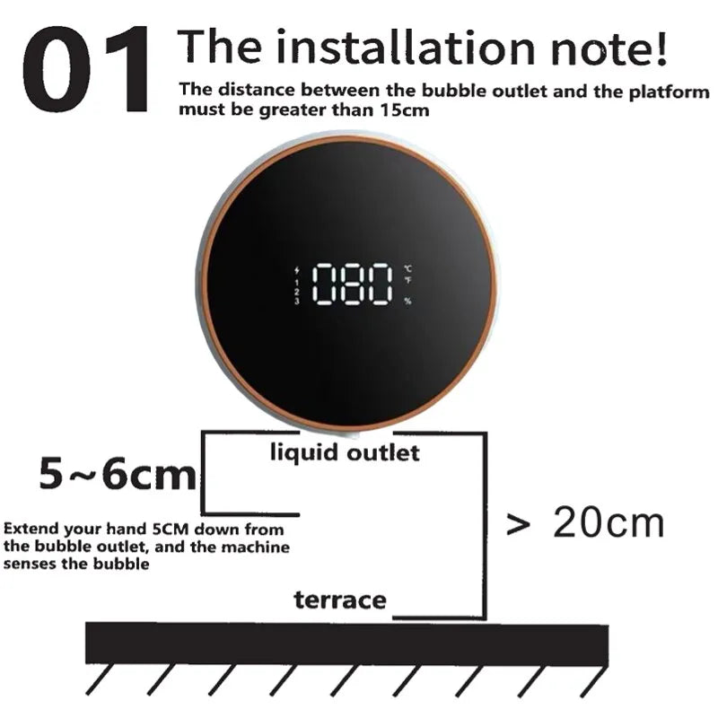 Stylish Automatic Soap Dispenser with Touchless Technology