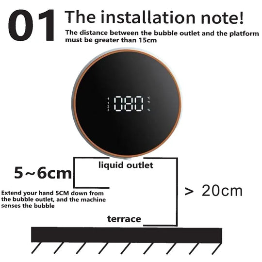 Stylish Automatic Soap Dispenser with Touchless Technology