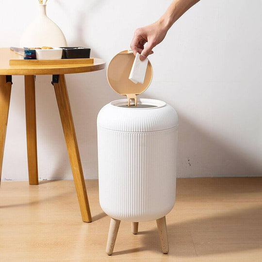 Stylish 10L Bathroom Container with Lid for Enhanced Organization