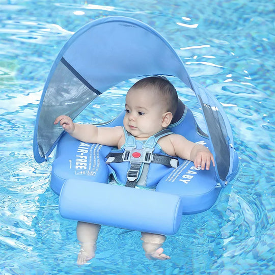Non-Inflatable Baby Swim Ring Seat - Pool Toy for Boys and Girls - Fun Accessories for Safe Water Play