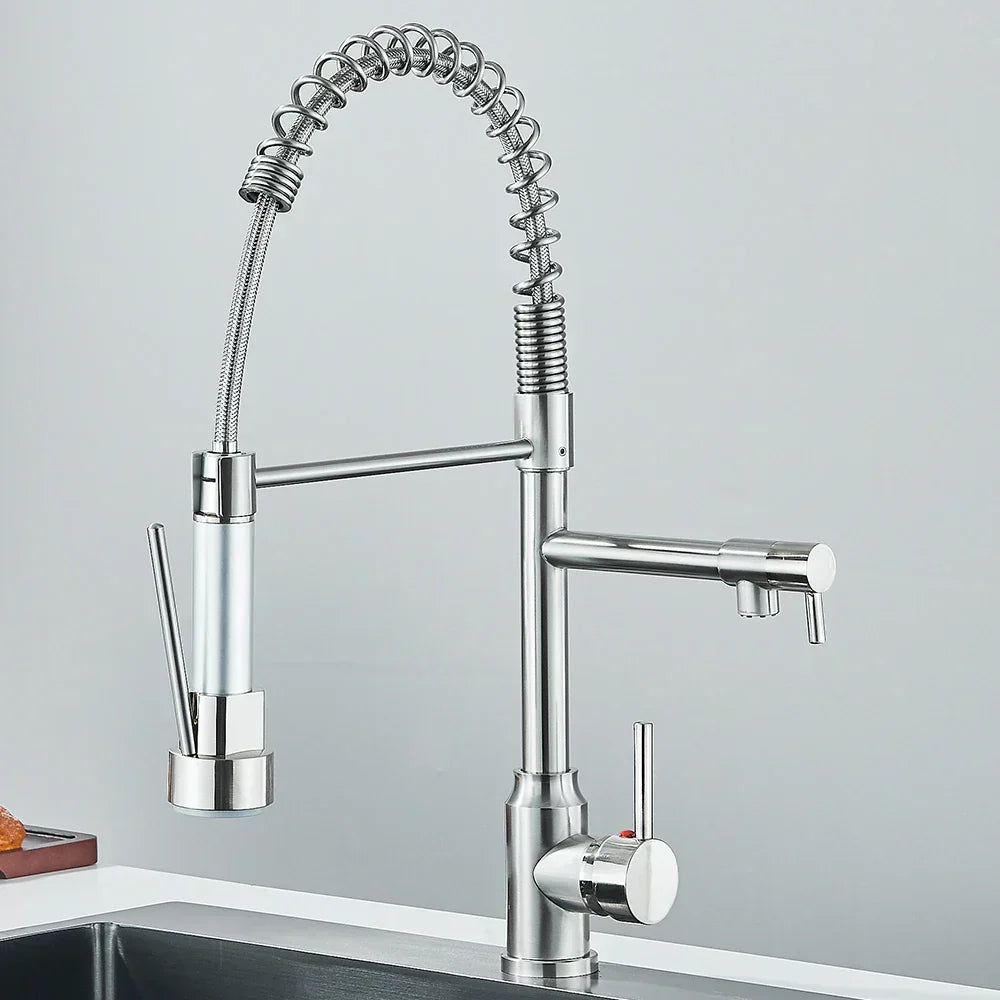 SpringFlow – Kitchen Faucet with Dual Outlet