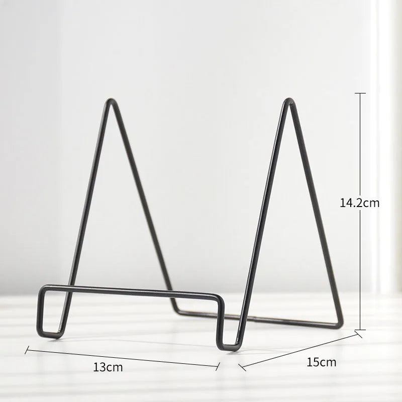 Iron Art Multi-Use Display Stand: Versatile Stand for Magazines, Dishes, Pictures, and Photo Albums in Home Décor