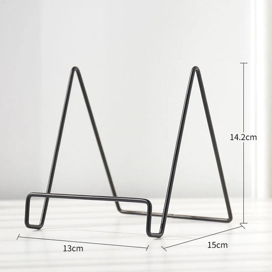 Iron Art Multi-Use Display Stand: Versatile Stand for Magazines, Dishes, Pictures, and Photo Albums in Home Décor