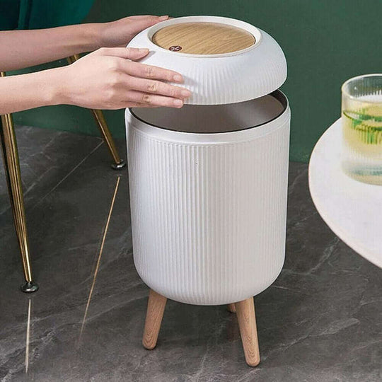 Stylish 10L Bathroom Container with Lid for Enhanced Organization
