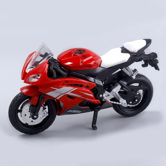 1:18 Scale Alloy Roller Sportbike Figures Diecasts Kids Toy Motorcycle Racing Model Replicas Collector's Gift for Boys