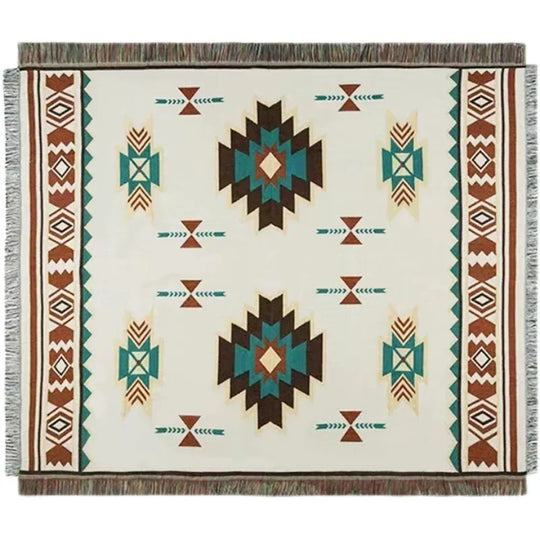 Outdoor Bohemian Picnic Blanket - Moisture-Resistant Camping and Picnic Blanket in Ethnic Style