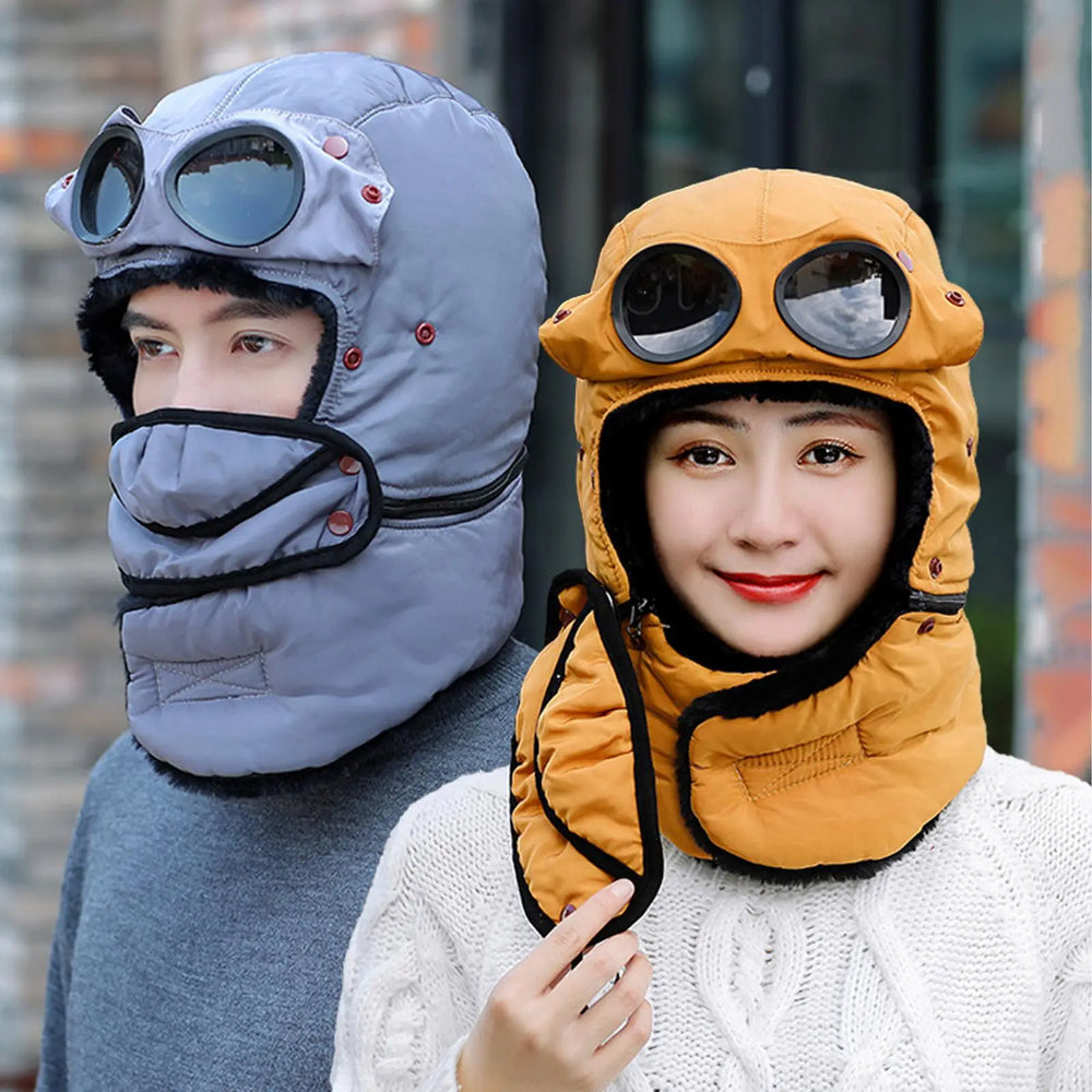 Thermo Windproof Face Covering Beanie