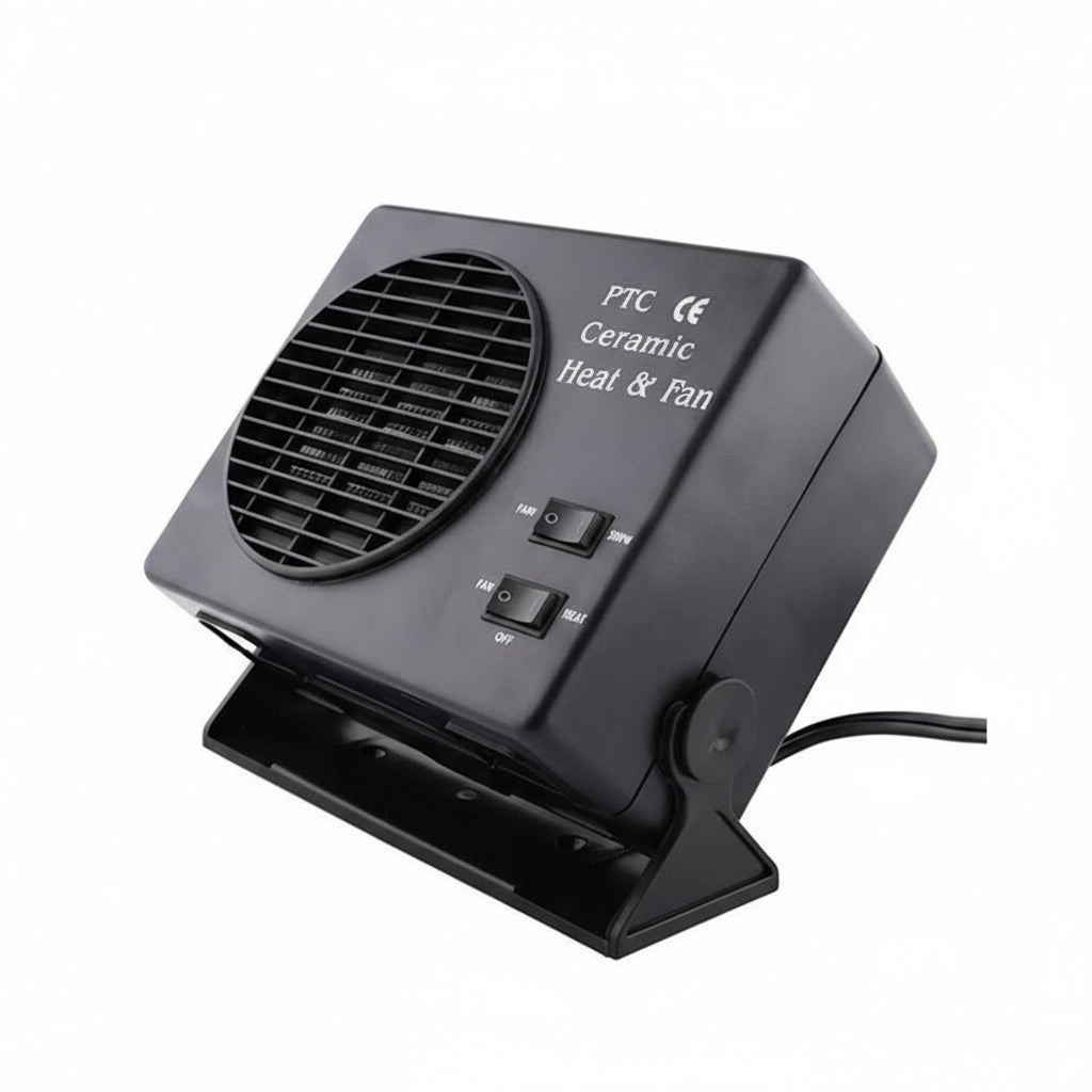 12V Ceramic Car Heater Fan | 150W-300W | Portable Defroster with Automatic Thermostat