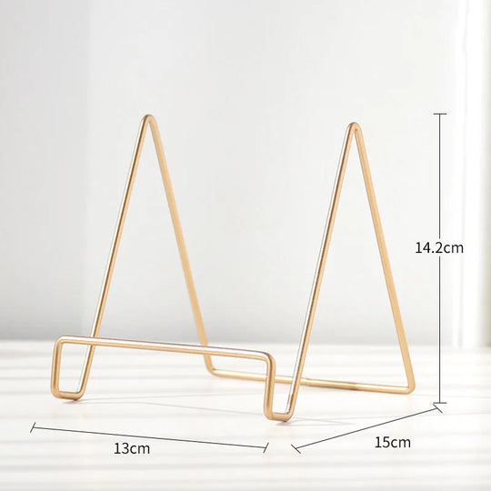 Iron Art Multi-Use Display Stand: Versatile Stand for Magazines, Dishes, Pictures, and Photo Albums in Home Décor