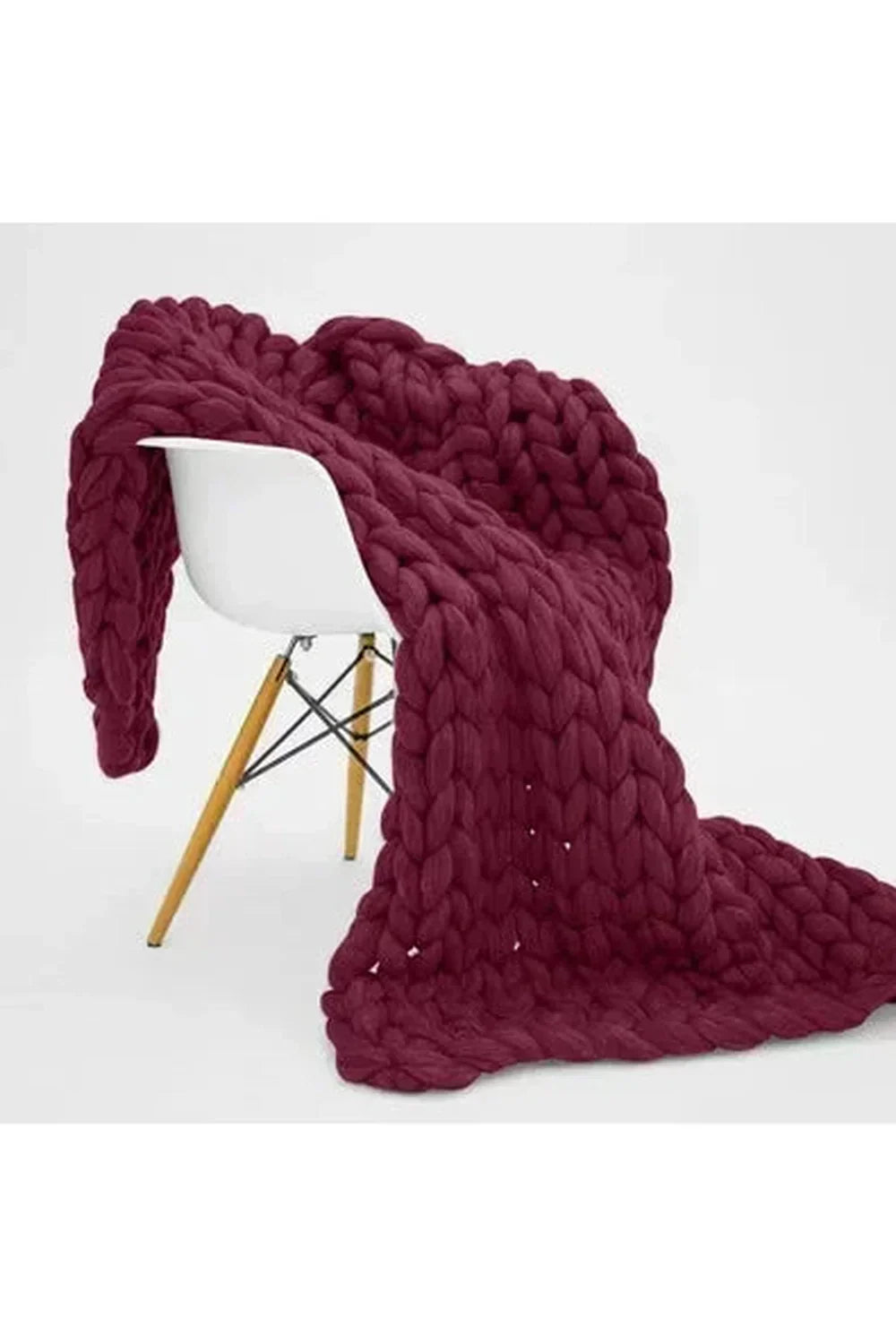 Cozy Knit Chunky Blanket