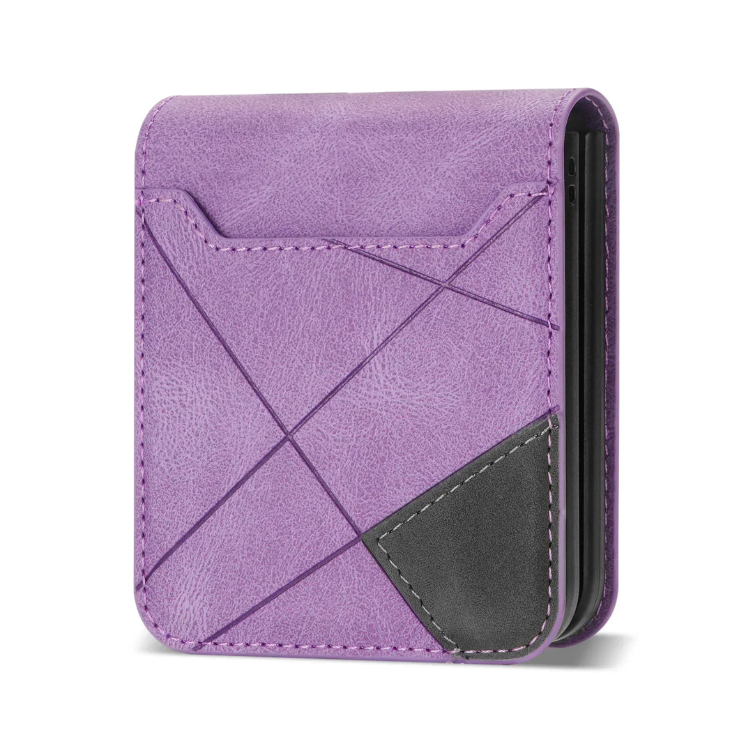 Leather Wallet Case for Flip Series Smartphones