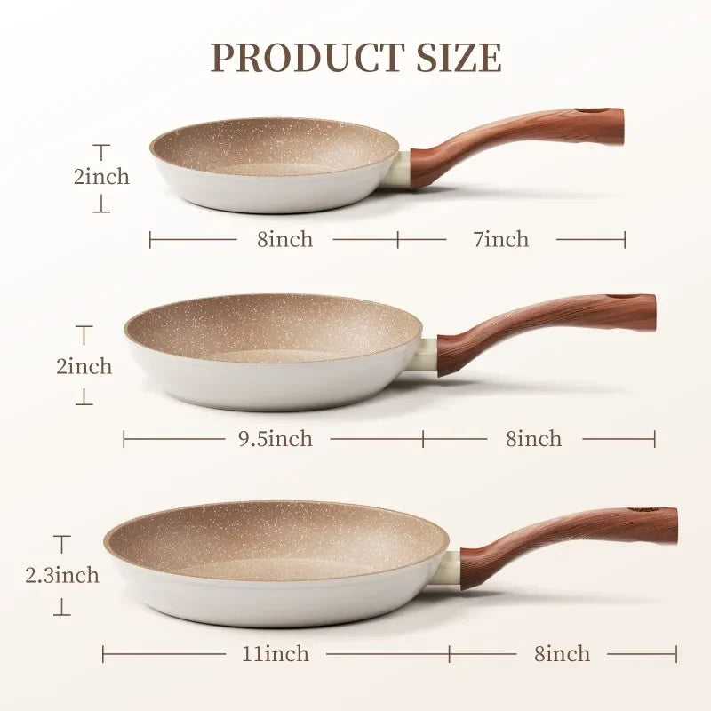 Nonstick Frying Pan - Granite Finish