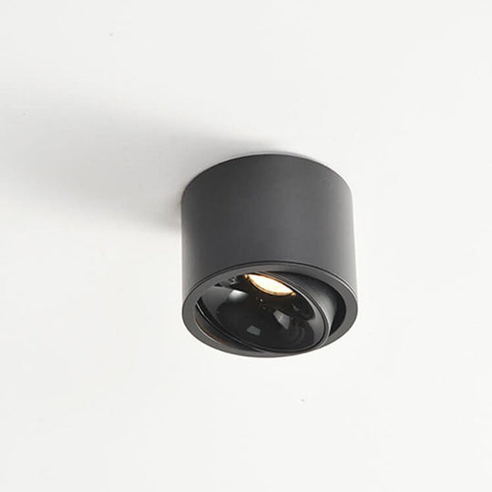 Minimalistic LED Ceiling Light - Adjustable Round Recessed Lamp