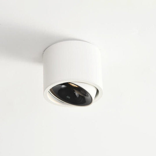 Minimalistic LED Ceiling Light - Adjustable Round Recessed Lamp