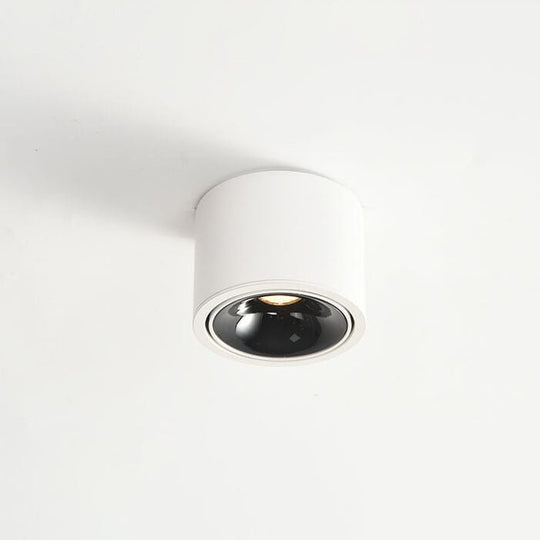 Minimalistic LED Ceiling Light - Adjustable Round Recessed Lamp