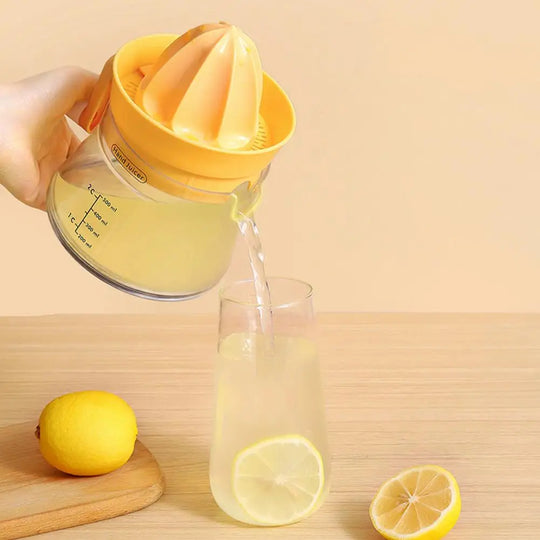 Dual Press Hand-operated Effortless Lemon Fruit Juicer