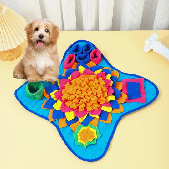 Sniffing Joy | Intelligent Snuffle Mat for Dogs | Interactive Food Toy to Combat Boredom | Encourages Natural Searching Instincts