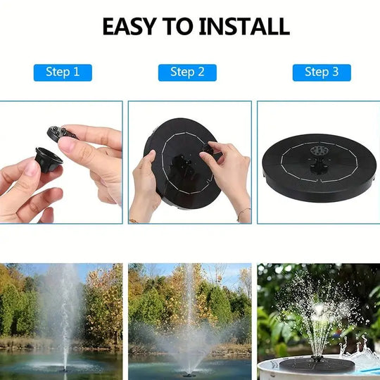 Floating Solar Fountain