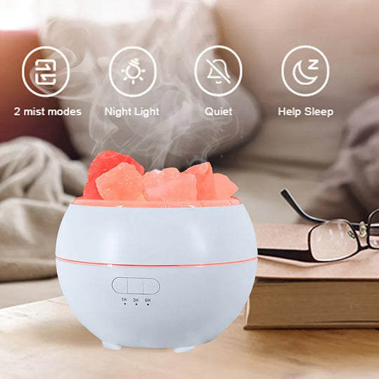 Salt Lamp Diffuser - Essential Oil - USB Powered