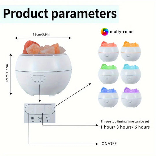 Salt Lamp Diffuser - Essential Oil - USB Powered