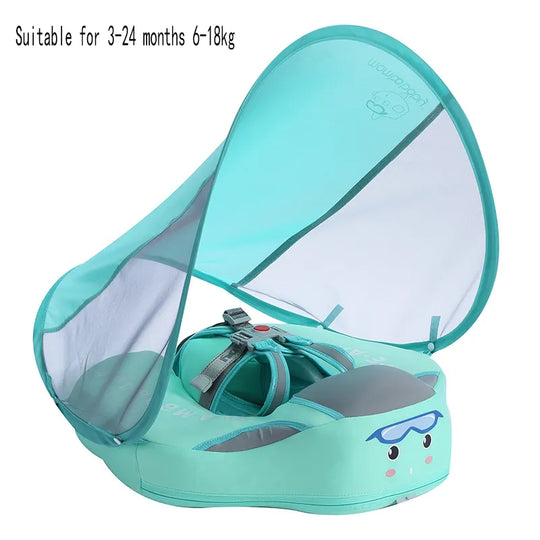 Non-Inflatable Baby Swim Ring Seat - Pool Toy for Boys and Girls - Fun Accessories for Safe Water Play