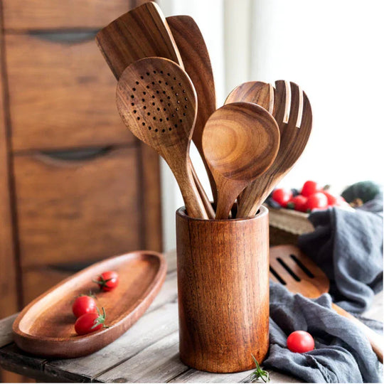 Versatile Kitchen Set with Natural Elegance