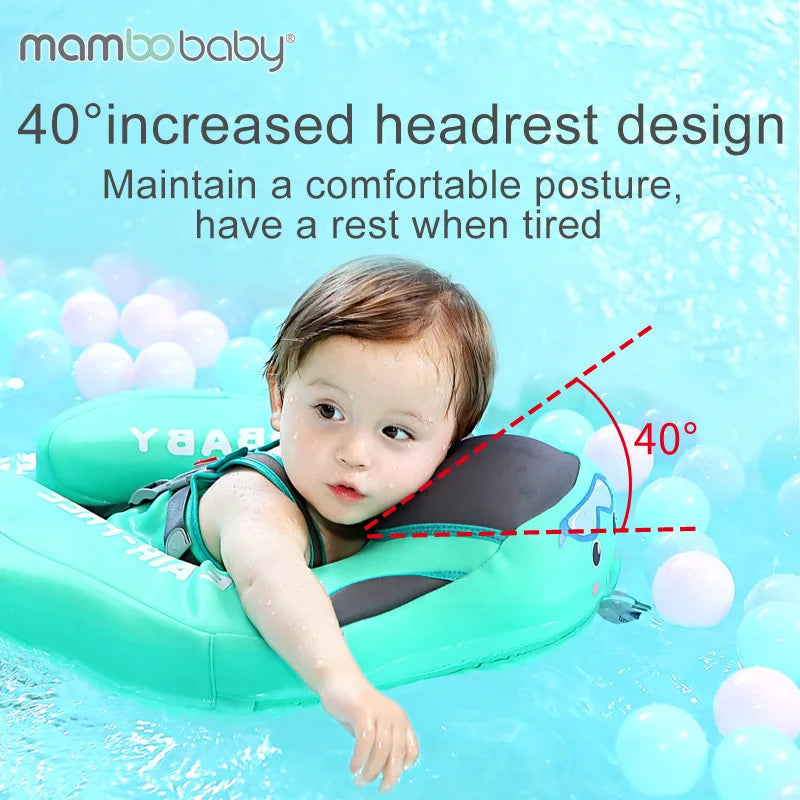 Non-Inflatable Baby Swim Ring Seat - Pool Toy for Boys and Girls - Fun Accessories for Safe Water Play