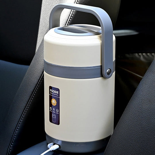 USB Heated Lunch Box | 304 Stainless Steel Portable Food Warmer