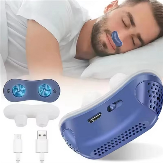 Adjustable Electric Anti-Snoring Device with Custom Airflow