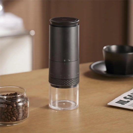1500mAh Electric Coffee Grinder with External Adjustable Type-C Charging - Bean Grinding Machine and Coffee Maker