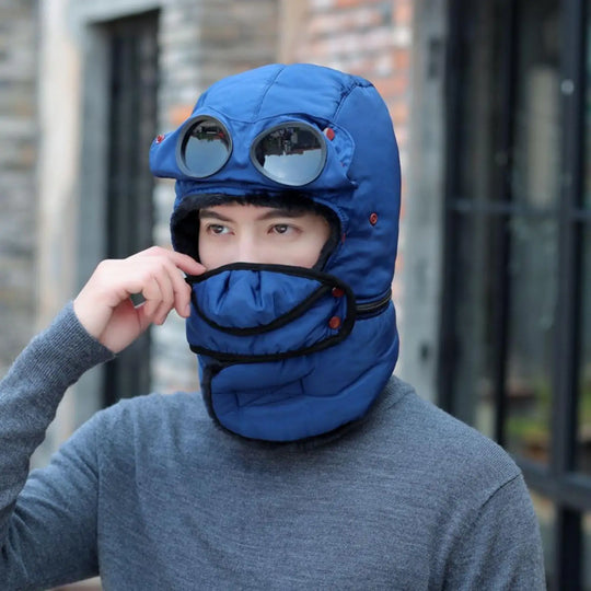 Thermo Windproof Face Covering Beanie