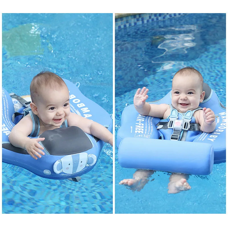 Non-Inflatable Baby Swim Ring Seat - Pool Toy for Boys and Girls - Fun Accessories for Safe Water Play
