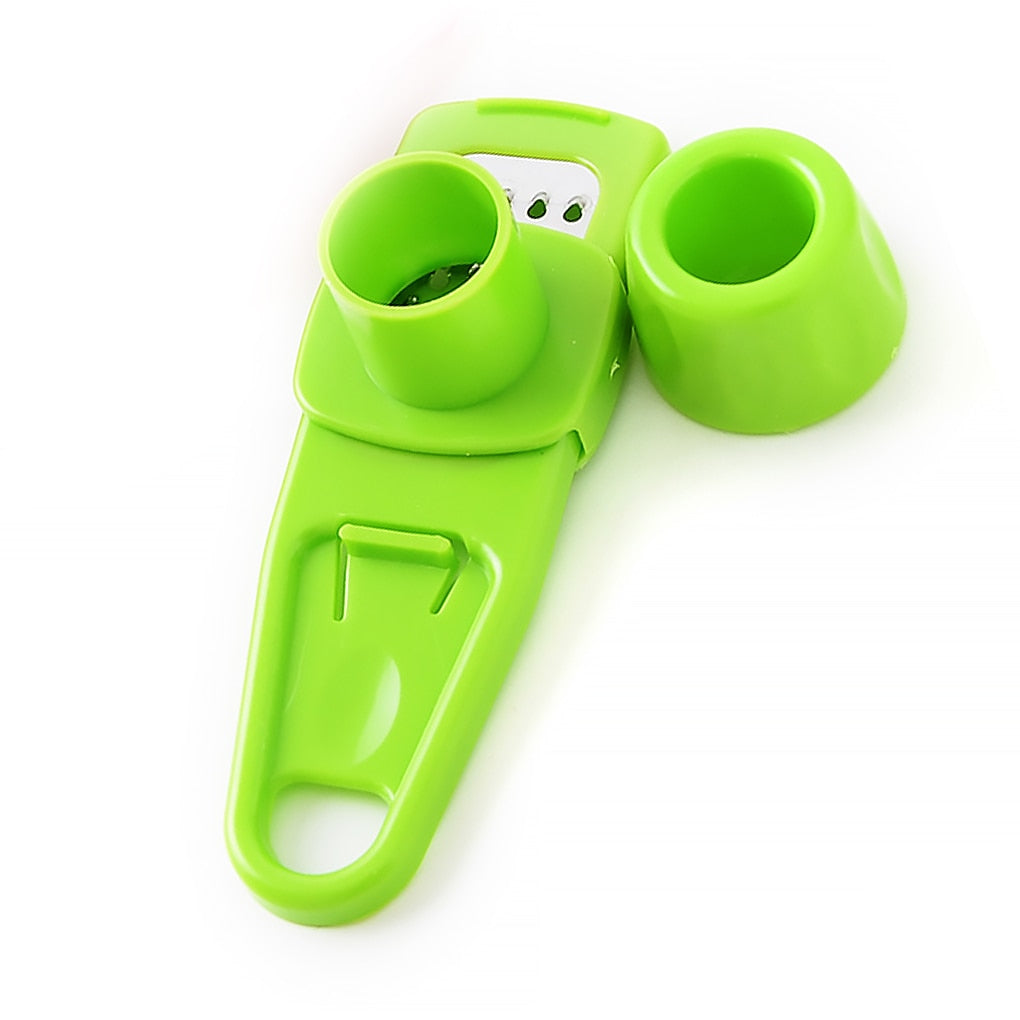 Stainless Steel Garlic Press Chopper: Premium Hand Mill & Masher for Effortless Garlic Preparation in the Kitchen