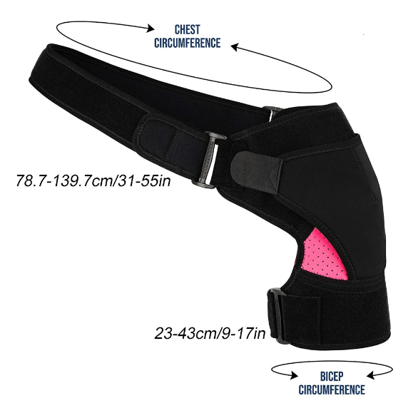 Shoulder Support Compression Sleeve | Alleviates Pain, Dislocations, and Injuries