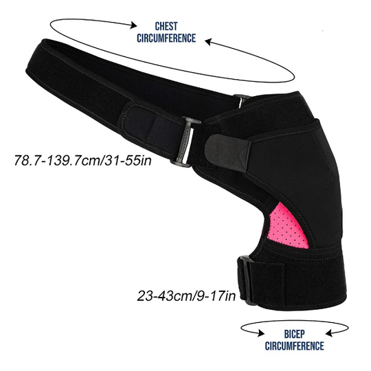 Shoulder Support Compression Sleeve | Alleviates Pain, Dislocations, and Injuries
