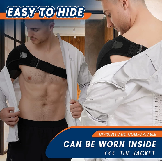 Shoulder Support Compression Sleeve | Alleviates Pain, Dislocations, and Injuries
