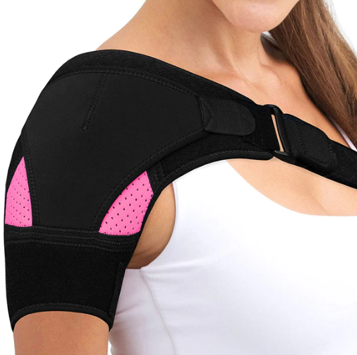 Shoulder Support Compression Sleeve | Alleviates Pain, Dislocations, and Injuries