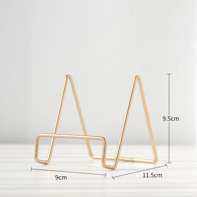 Iron Art Multi-Use Display Stand: Versatile Stand for Magazines, Dishes, Pictures, and Photo Albums in Home Décor