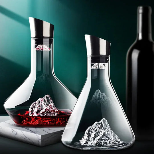 1500ml Iceberg Decanter - Creative Lead-Free Crystal Luxury High-Quality Home Red Wine Distributor Jug