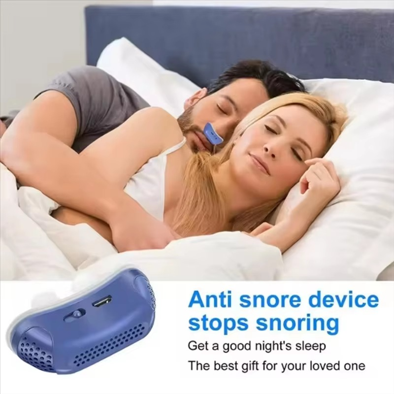 Adjustable Electric Anti-Snoring Device with Custom Airflow
